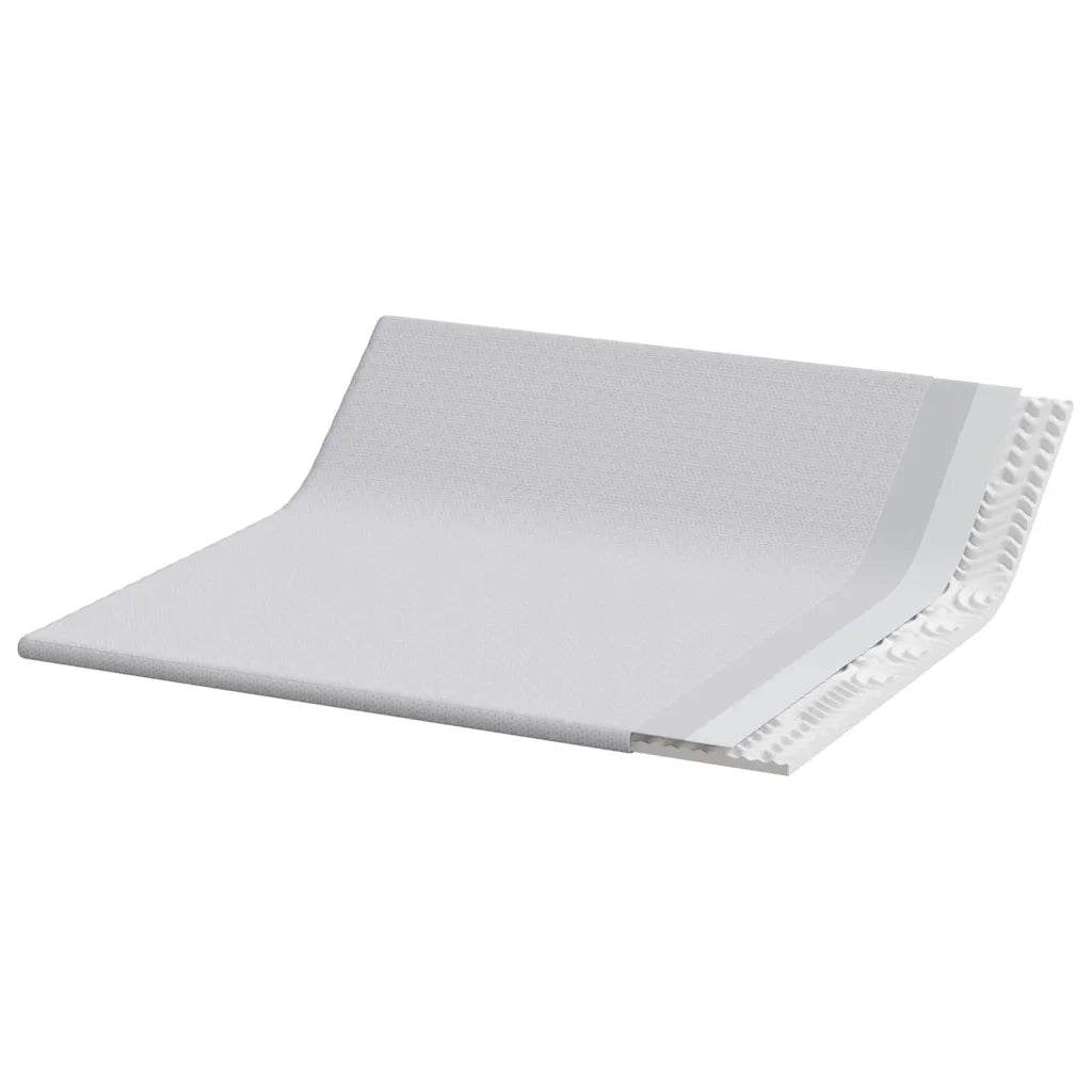 Topper per materasso Bianco 180 x 200 cm Tessuto Jacquard 4106196