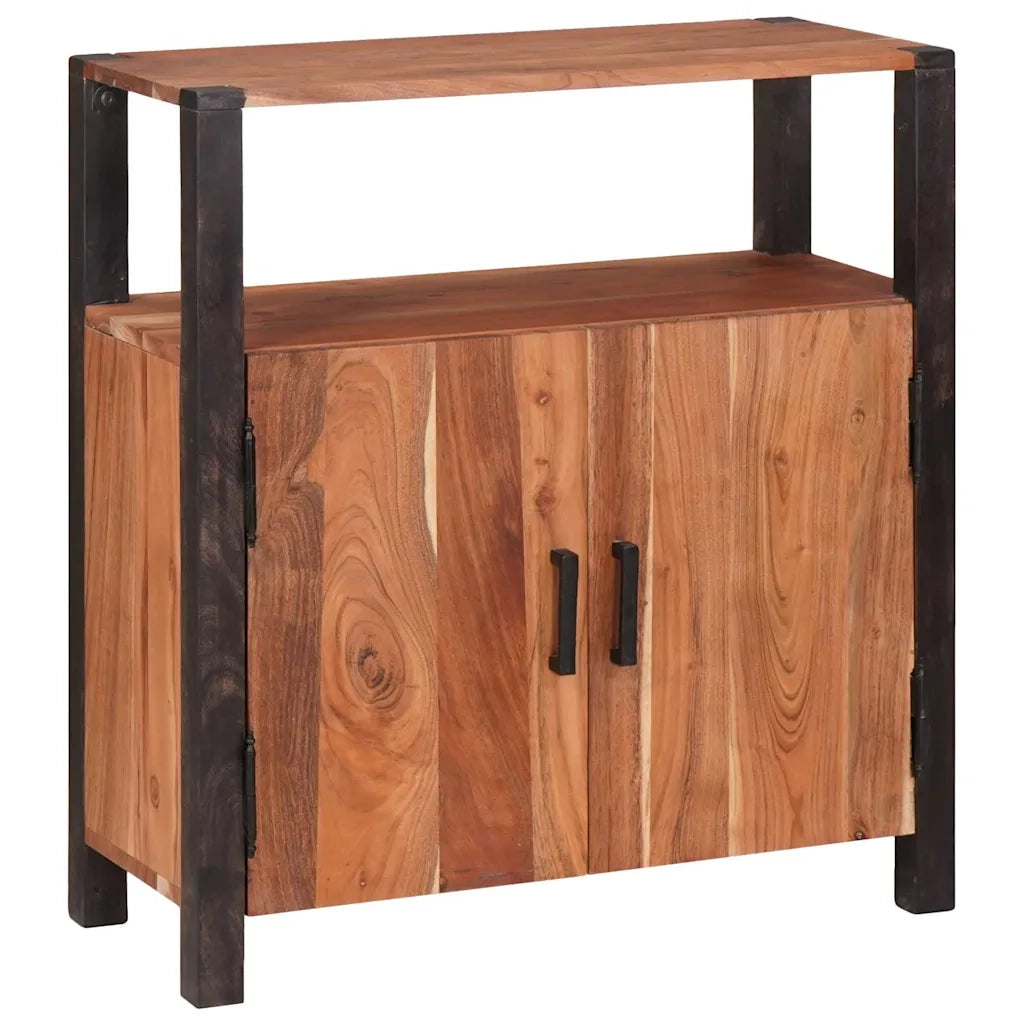 Credenza Marrone 70 x 30 x 75 cm Legno di Acacia Massello 4104005