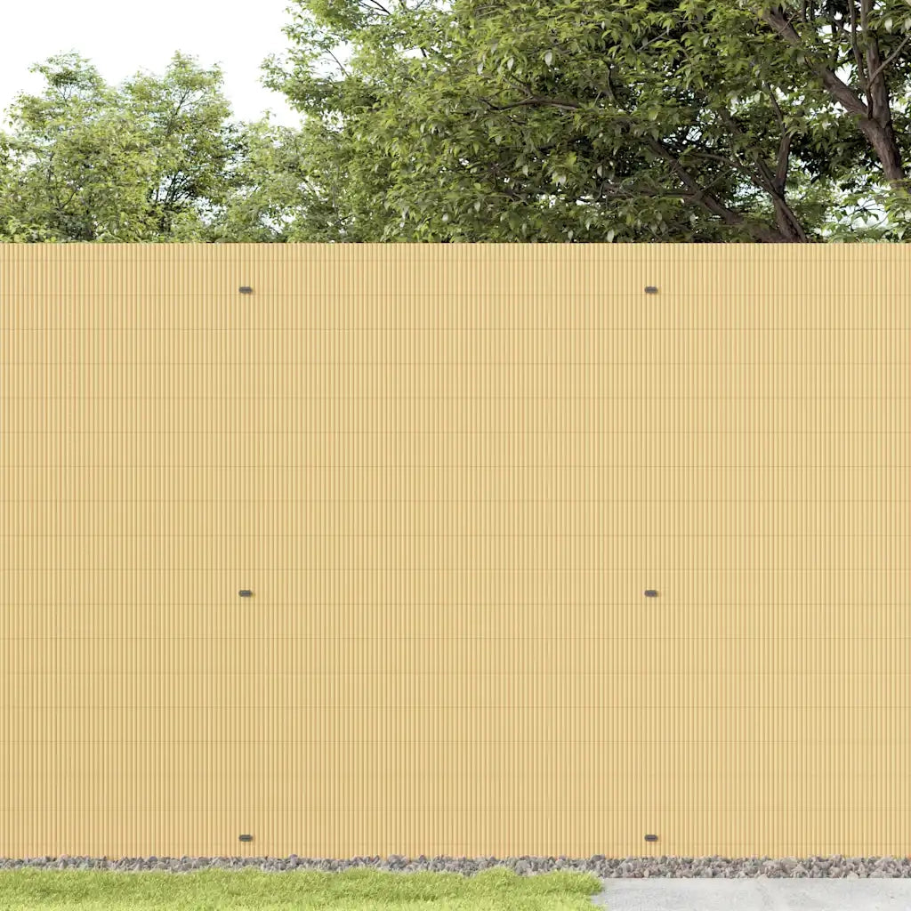 vidaXL Recinzione da Giardino Bifacciale Gialla 1,8x3 m in PVC