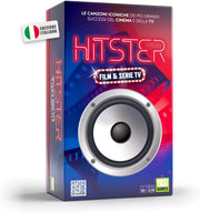 Hitster Film & Serie TV - L`Unico in Italiano - Gioco Musicale da 2 a 10 Giocatori, Eta 16+