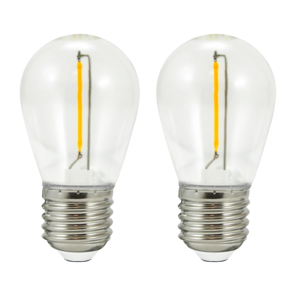 Polux PARTY 2x lampadine LED S14 filamento 36V E27 2200K