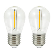 Polux PARTY 2x lampadine LED S14 filamento 36V E27 2200K