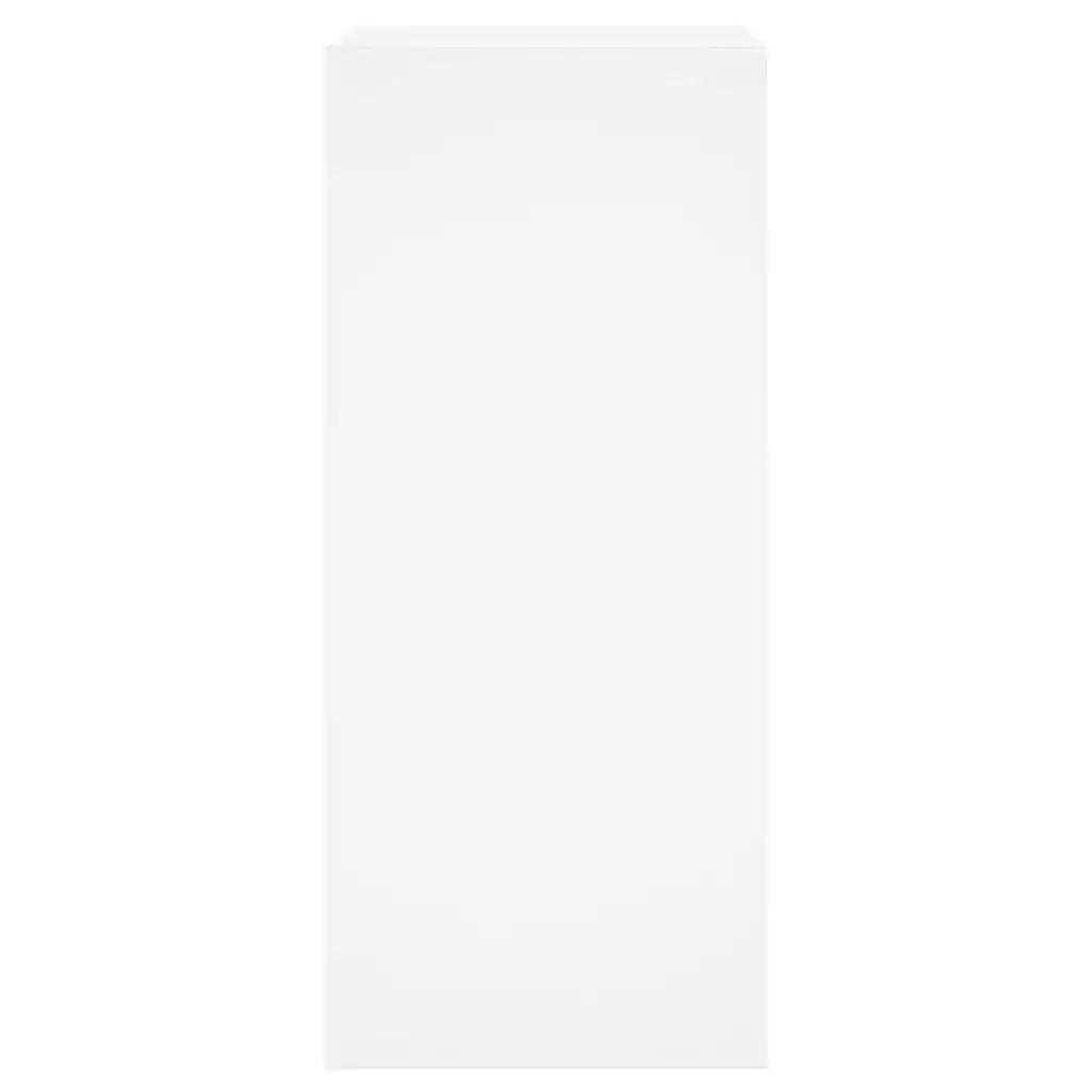 Mobile TV a Parete con Luci LED Bianco 30,5x35x70 cm