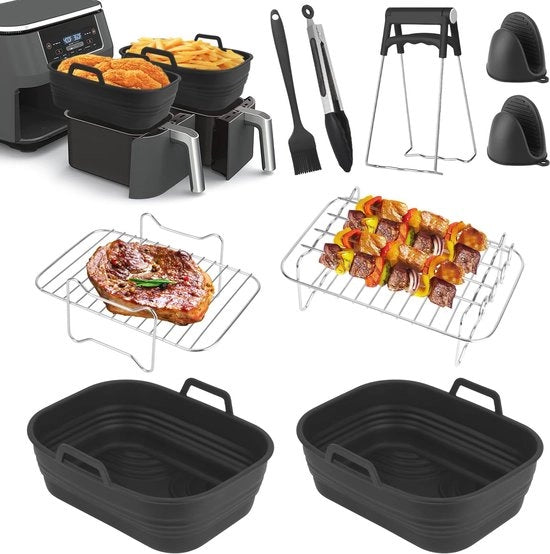 Accessori per forno a vento - Set di accessori multifunzionali per forno a vento e forma in silicone