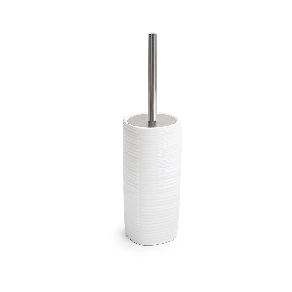 Portascopino Gedy in ceramica bianca | Kelly