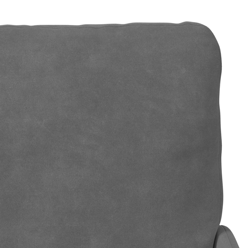 Divano | Divano da soggiorno | Sofa con cuscino 110cm Grigio scuro Legno compensato