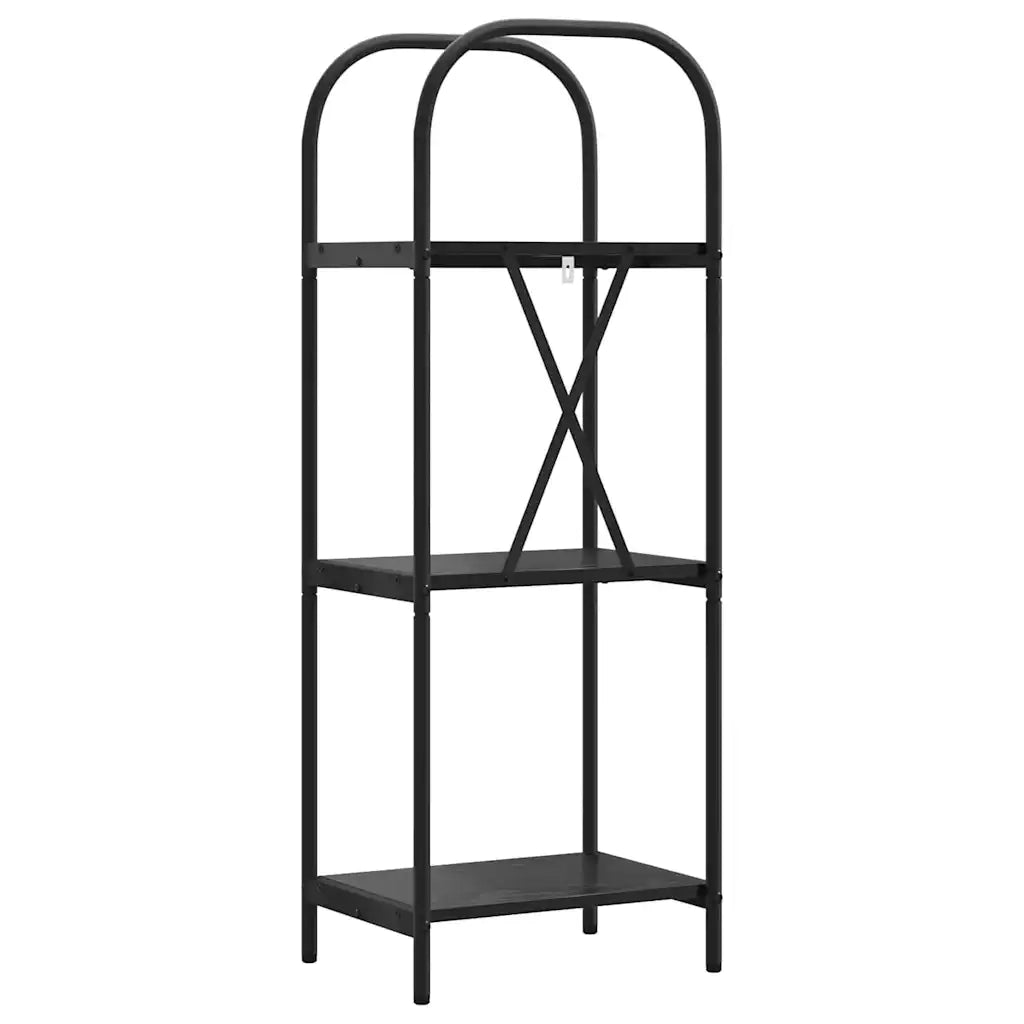 Libreria Rovere Nero 40 x 30 x 109 cm Legno multistrato 879881