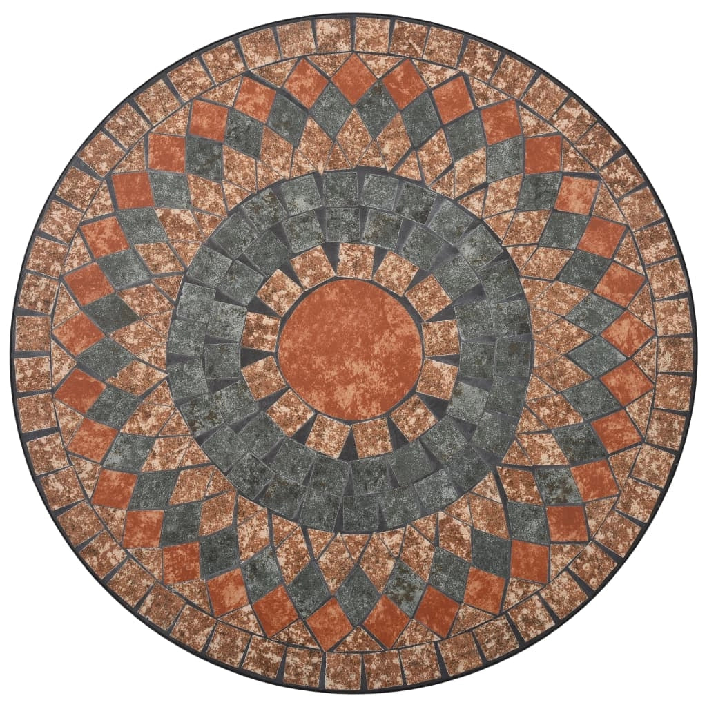 Set di mobili da bistrot da 3 pezzi con piastrelle a mosaico in ceramica arancione/grigio 02_0014540