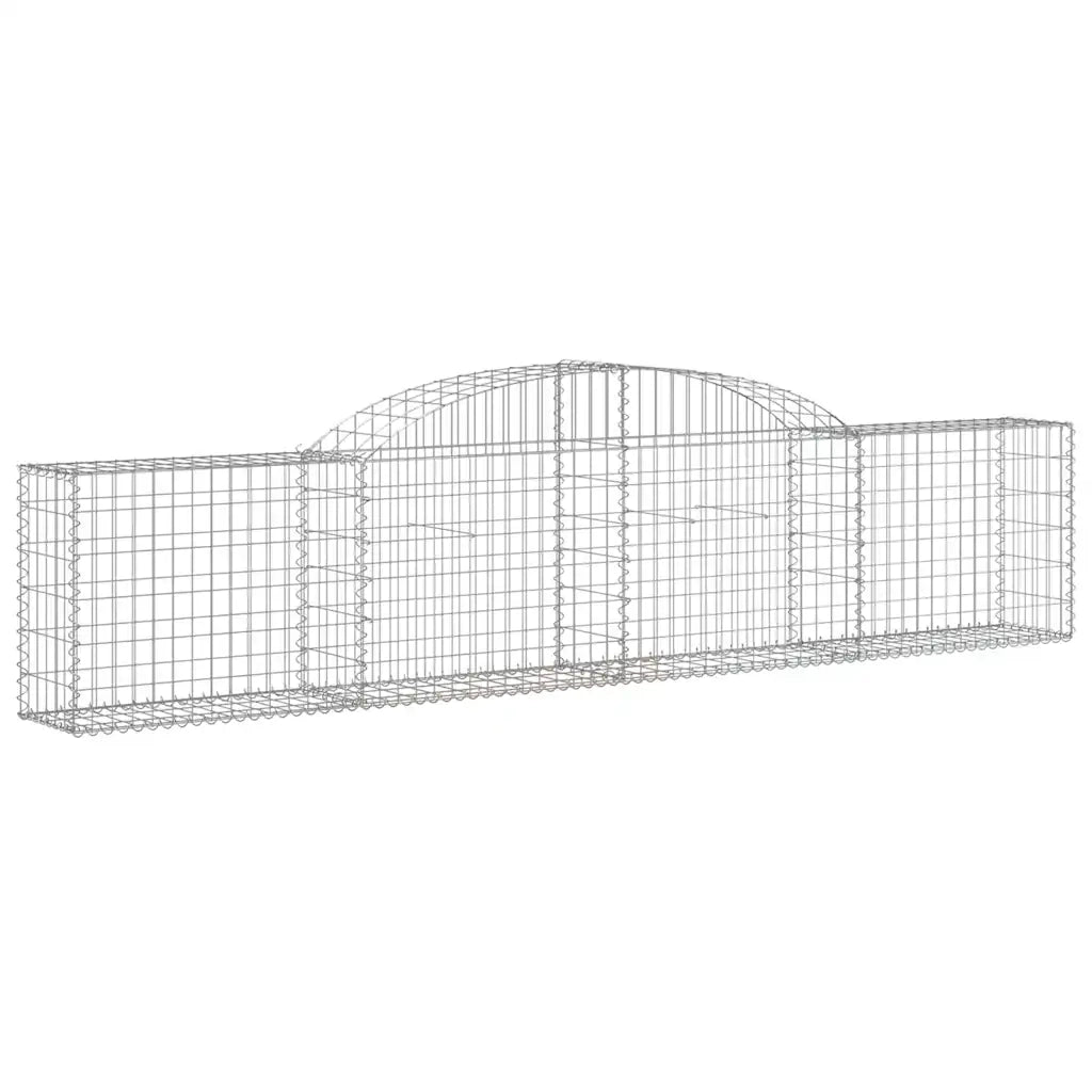 Cesti Gabbioni ad Arco 9 pz 300x30x60/80 cm Ferro Zincatocod mxl 76100