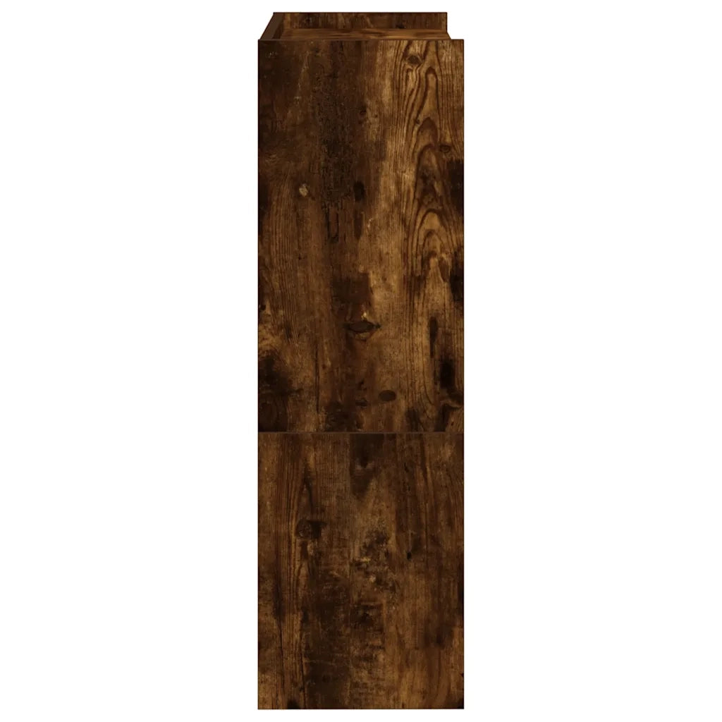 vidaXL Scarpiera Rovere Fumo 60x25x81 cm in Legno Multistrato