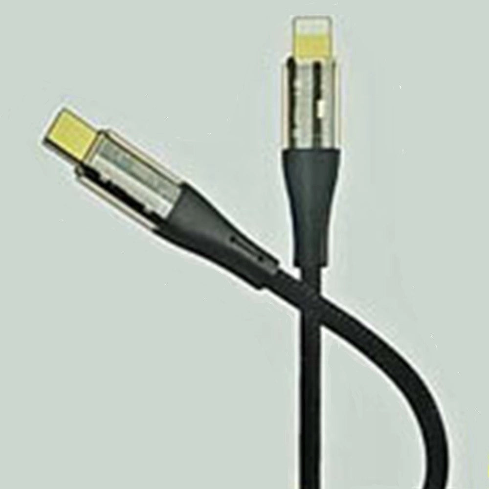 Trade Shop - Cavo Dati Type-c A Lightning Design Trasparente 30w 1mt Trasmissione Alta Velocità Q-sj991 -