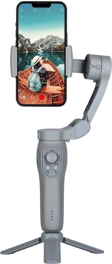 Stabilizzatore per Smartphone Gimbal - Kit per ridurre la scosse - Adatto per Vlog e registrazione video - Compatibile con iOS e Android - Anti Scosse