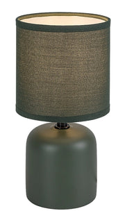 Lampada da tavolo Daphni verde ceramica 1xE14 Rabalux