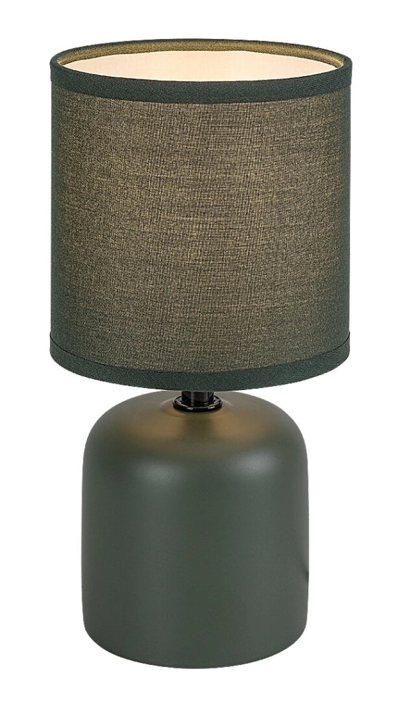 Lampada da tavolo Daphni verde ceramica 1xE14 Rabalux