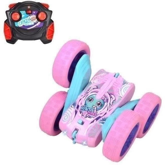 Dickie - Veicolo radiocomandato 16 cm - Flippy Berry Shaker - Rotazione a 360 - Rosa - Batterie incluse - Dai 6 anni in su