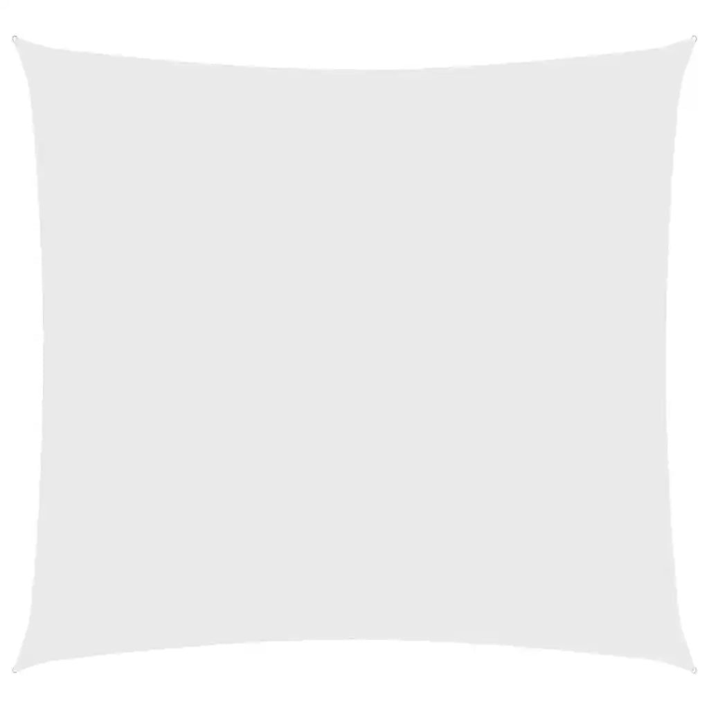 Parasole a Vela in Tela Oxford Quadrata 6x6 m Bianco