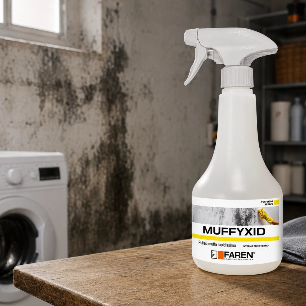 Faren muffyxid 500 ml pulitore antimuffa ad azione rapida igienizzante 3 pezzi