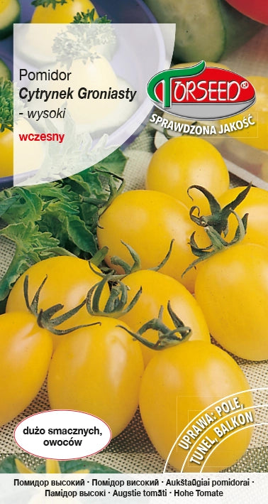 Pomodoro al coperto e nel terreno (varietà di ciliegie) Cytrynek Gniasty 0,1 g