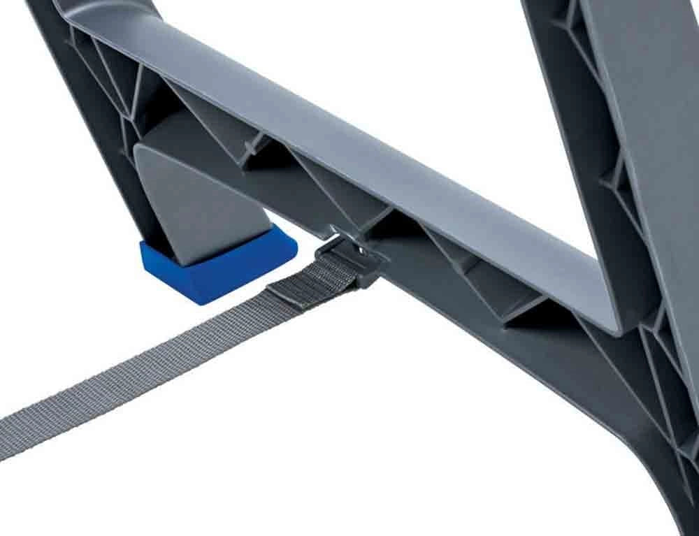 BAMA SCALA SGABELLO SCALETTA 3 GRADINI RICHIUDIBILE BLU 47 X 70 X 78 CM