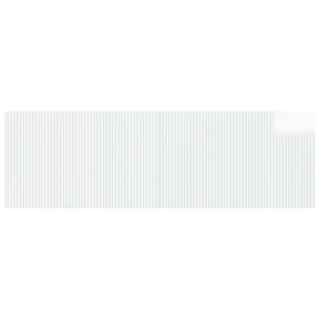 Testiera da Muro ARNHEM Bianco Lucido Legno ingegnerizzato 896729