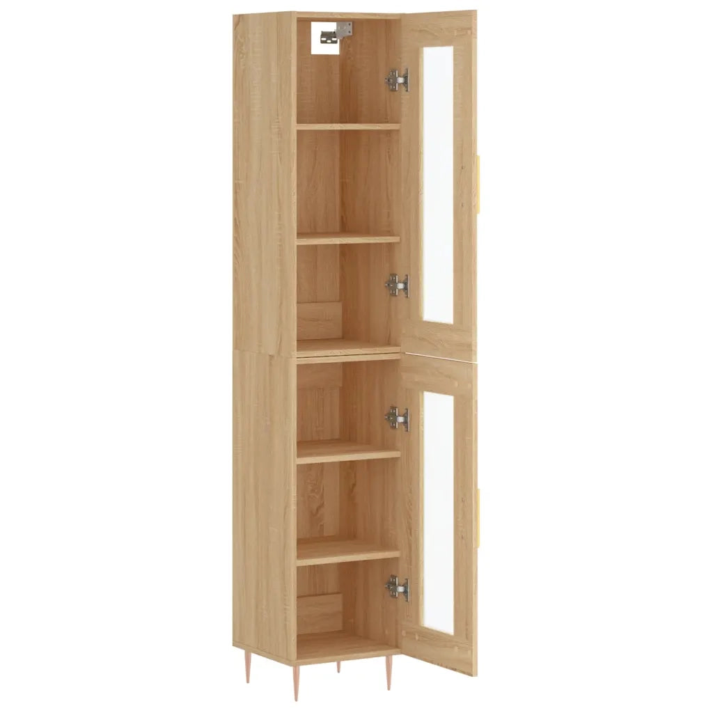 Credenza Rovere Sonoma 34,5x34x180 cm in Legno Multistrato 3199420