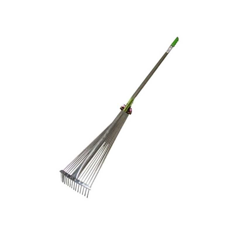 Scopa Foglie Reg.Manico Acciaio Ilcampo 02225