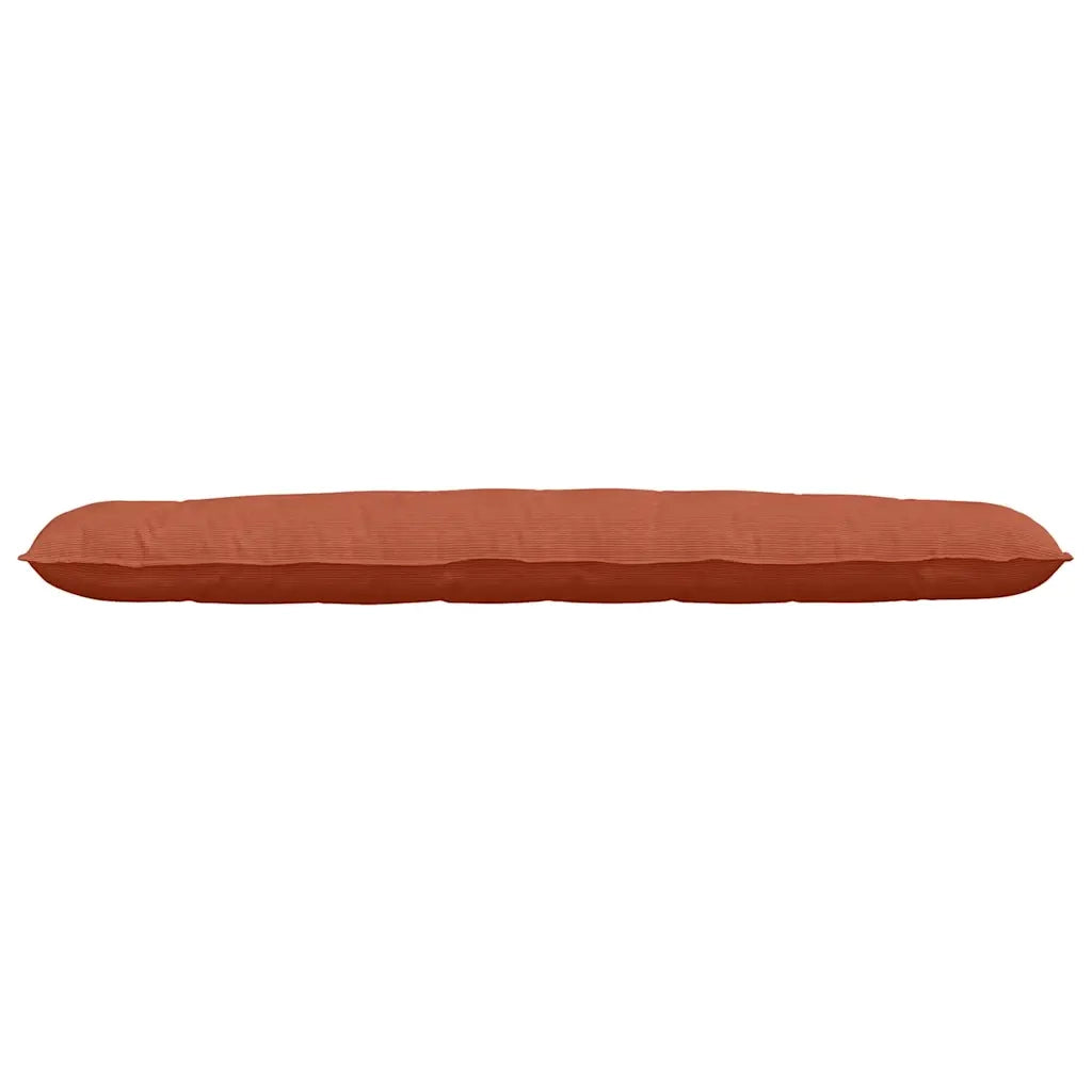 Cuscino per Schiena Rosso Arancio 200 x 50 cm Tessuto in Cords 42015001
