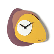 Orologio di design minimal Grease Viola ametista,mocha mouse,ocra,bianco marmo