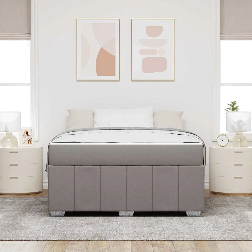 vidaXL Struttura del letto con materasso Talpa 160 x 200 cm Tessuto