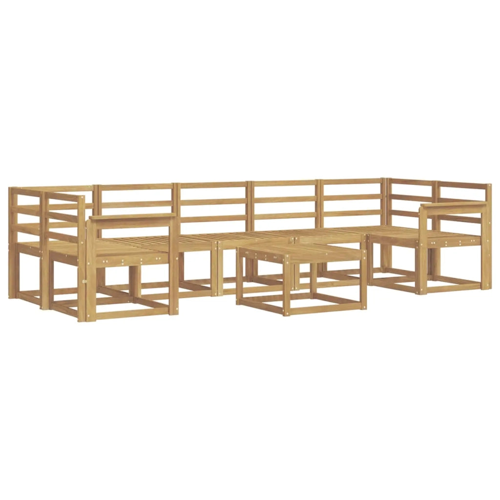 Set di divani da esterno 8 pcs Bianco 59 x 59 x 37 cm 3387373