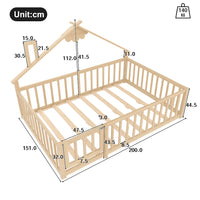 Letto bambino - Xylo - 140x190 cm pino naturale