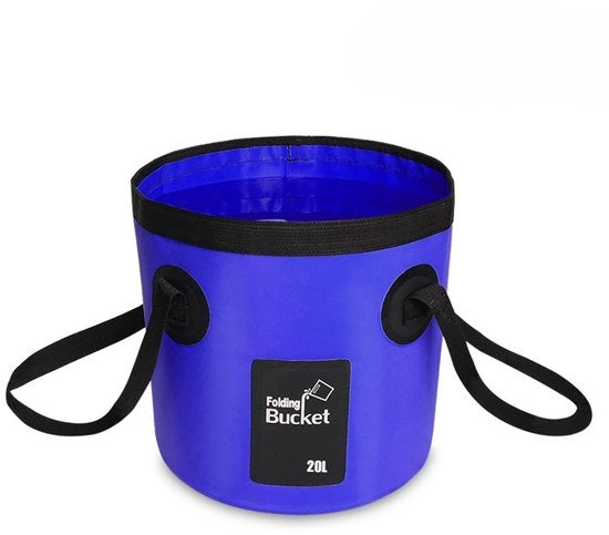 Emiciclo da 20L - contenitore da campeggio pieghevole, emiciclo da 20L, contenitore da campeggio leggero e trasportabile per campeggio, viaggio, escursioni, pesca, navigazione e giardinaggio