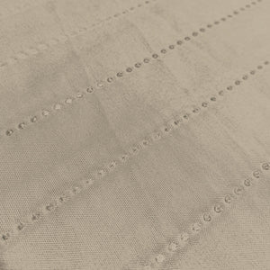 Copridivano Trapuntato con Penisola Destra Seduta 290 cm in Microfibra Tortora