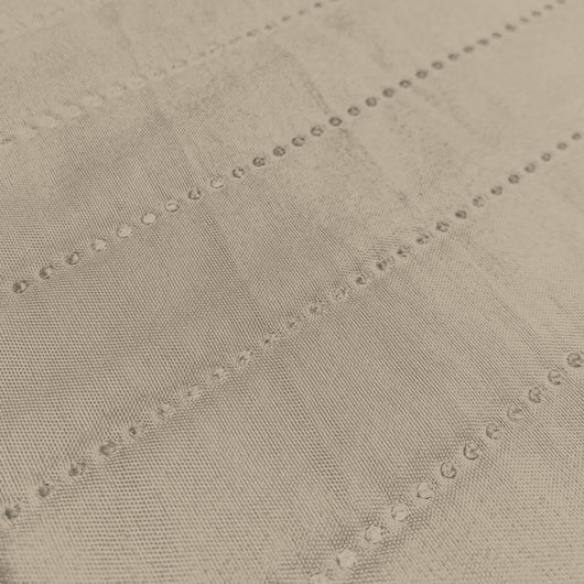 Copridivano Trapuntato con Penisola Destra Seduta 290 cm in Microfibra Tortora