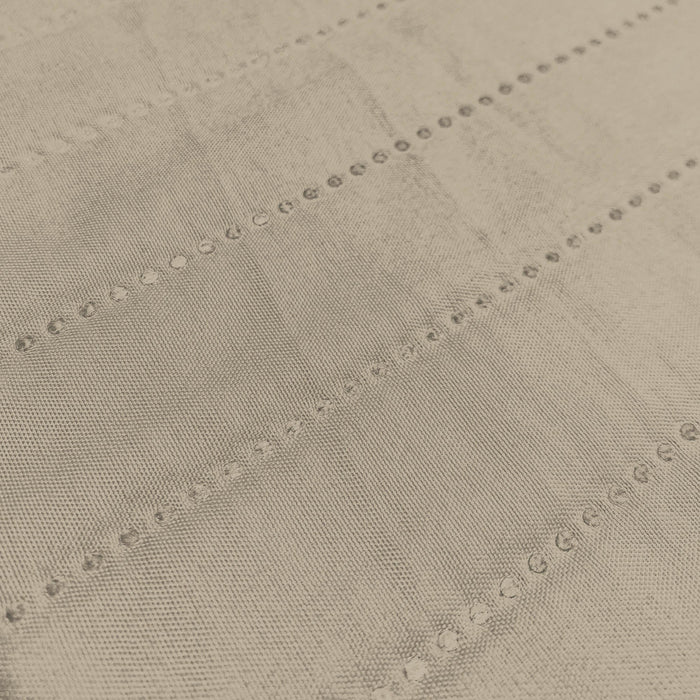 Copridivano Trapuntato con Penisola Destra Seduta 290 cm in Microfibra Tortora