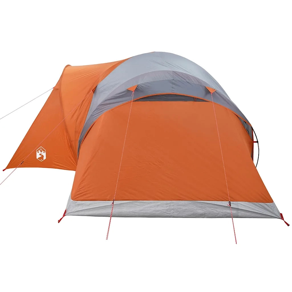 Tenda da Campeggio a Cupola 6 Persone Grigio e Arancione 4009463