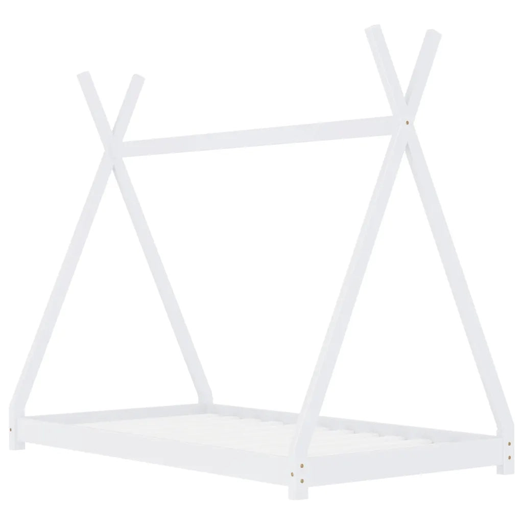 Giroletto per Bambini Bianco in Massello di Pino 90x200 cm 283360