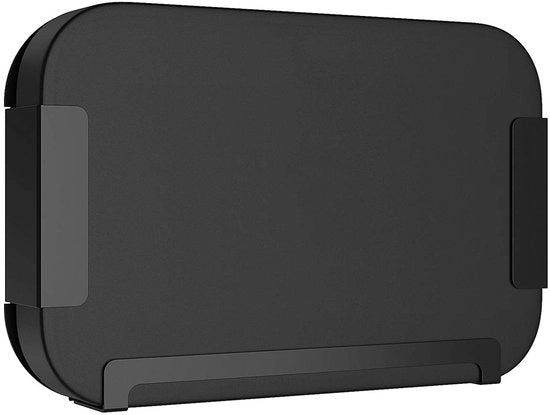 Supporto per Sky Q mini Box, supporto in acciaio nero con set di accessori intimo, due modalità di installazione