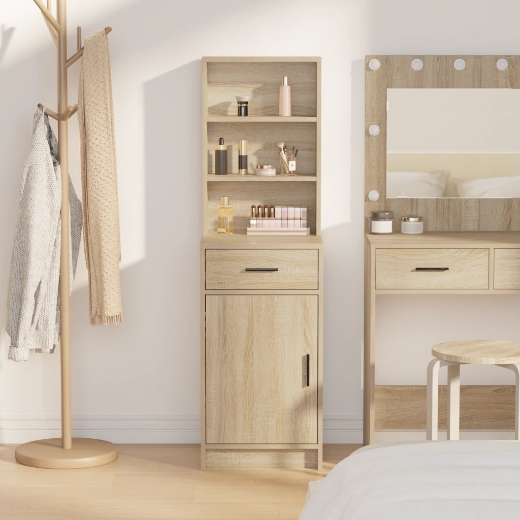 Armadio alto Rovere Sonoma 40x41x135 cm Legno ingegnerizzato