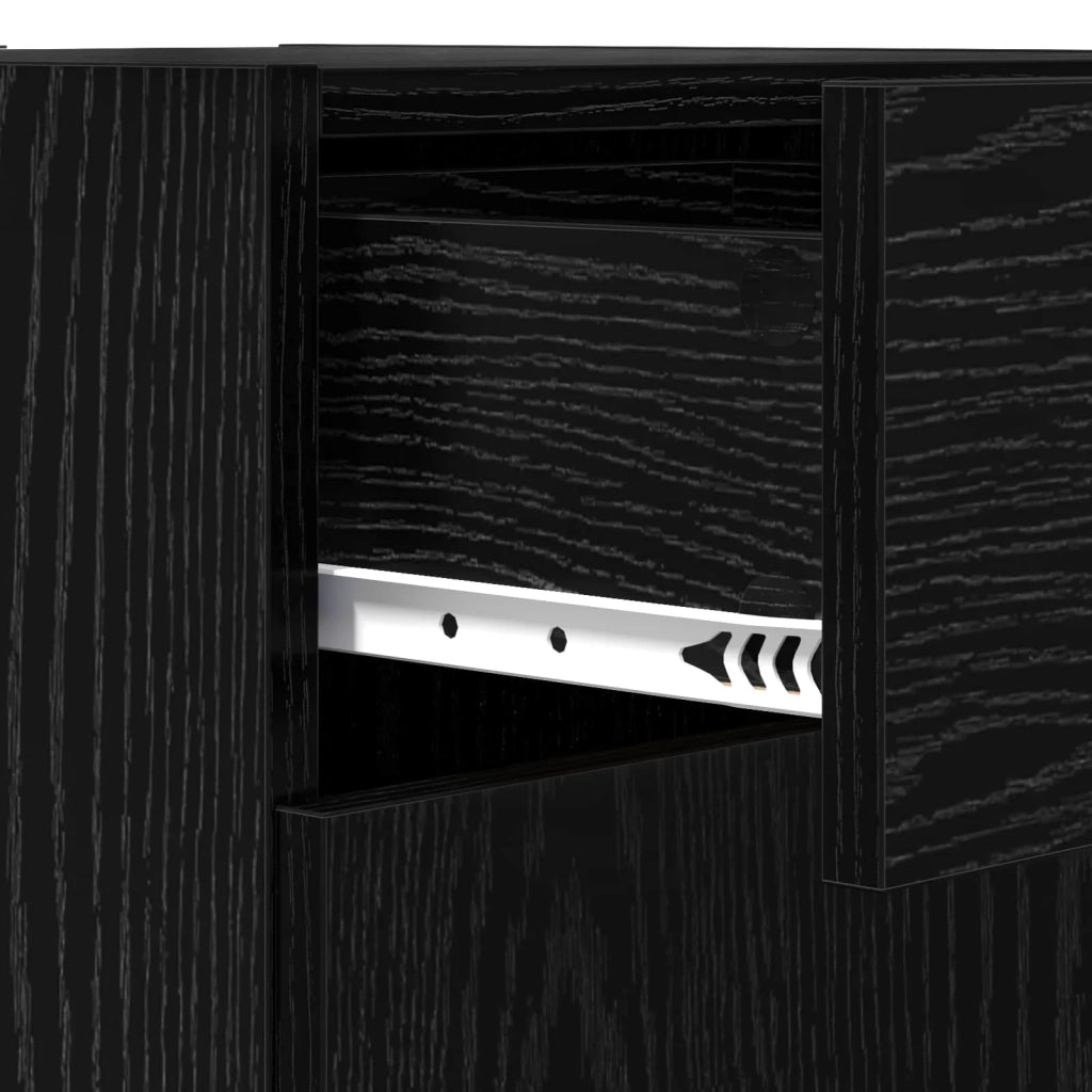 Armadio Rovere Nero 40 x 42,5 x 93 cm Legno ingegnerizzato CFW9124725