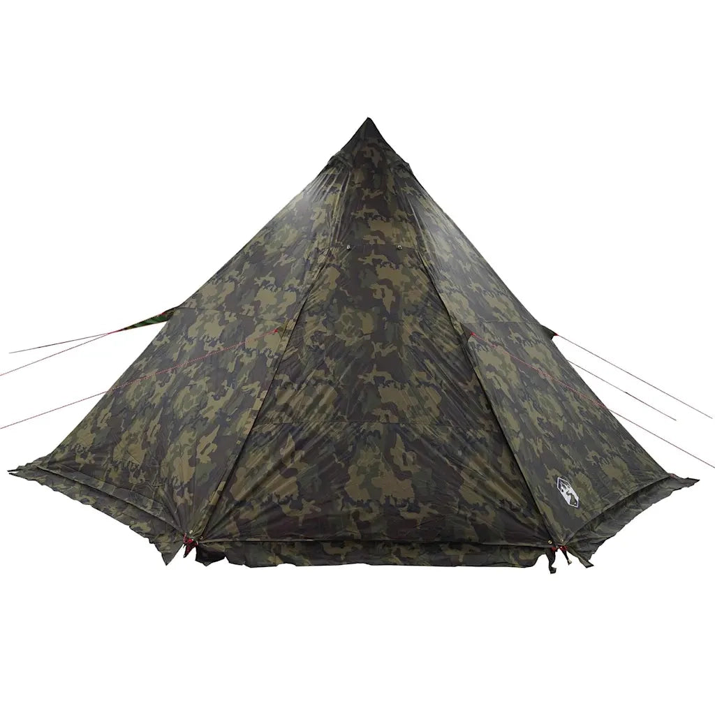 Tenda Familiare Tipi per 8 Persone Mimetica Impermeabile