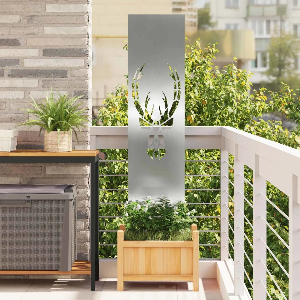 Schermo per privacy in giardino Argento 32 x 140 cm CFW3582056
