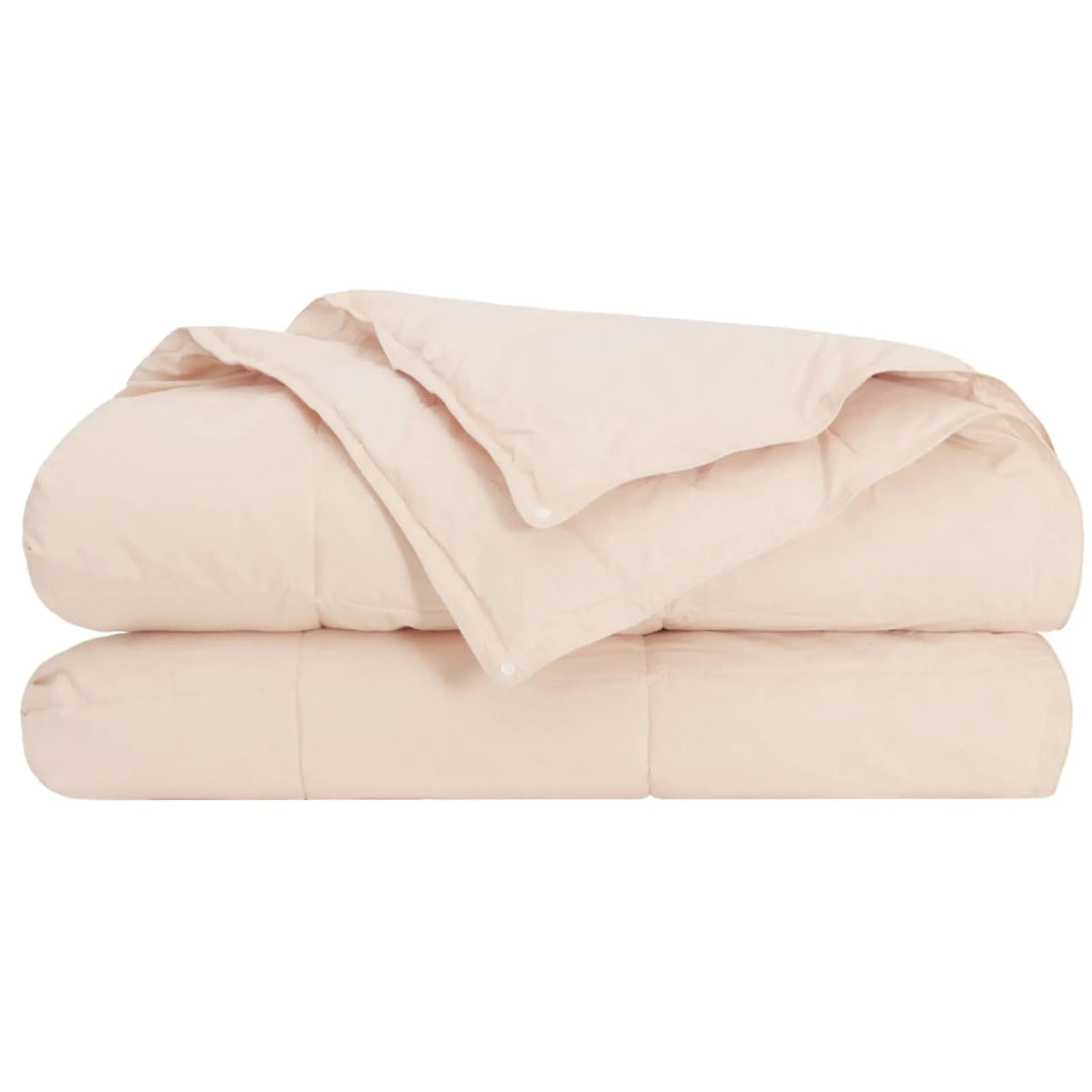 Piumone Beige 140 x 220 cm Fibra di kapok 42041918