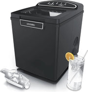 Macchina per blocchi di ghiaccio in acciaio inossidabile - 1,8 Litri - Produce blocchi di ghiaccio piccoli e grandi - Ideale per feste e cocktail.