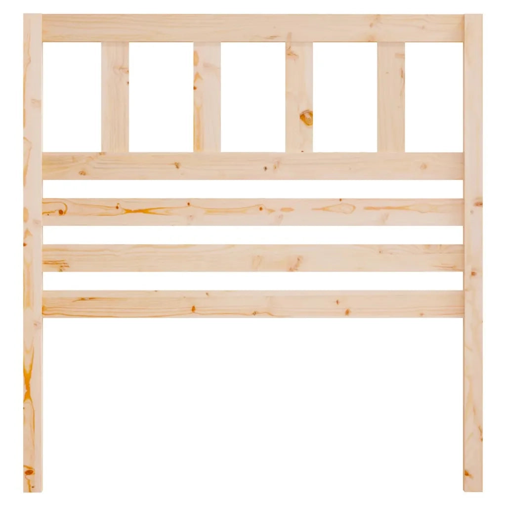 Testiera per Letto 81x4x100 cm in Legno Massello di Pino