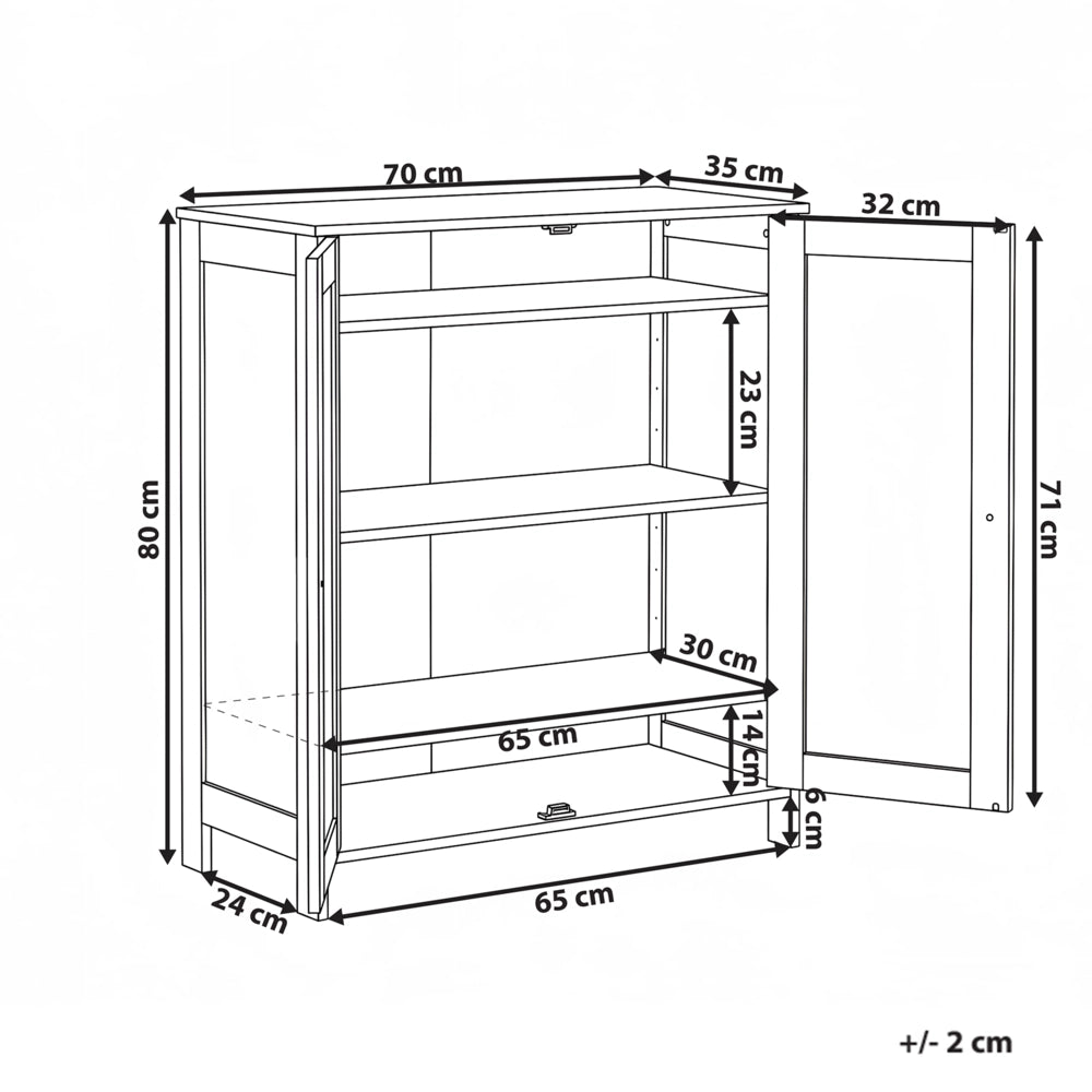 Scarpiera a 2 ante in MDF bianco per corridoio e ingresso