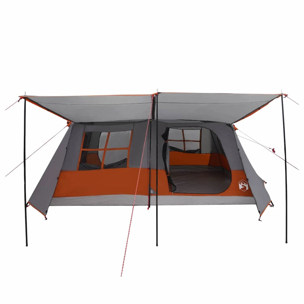 Tenda a tunnel Grigio e arancione 400 x 278 x 182 cm 42017435