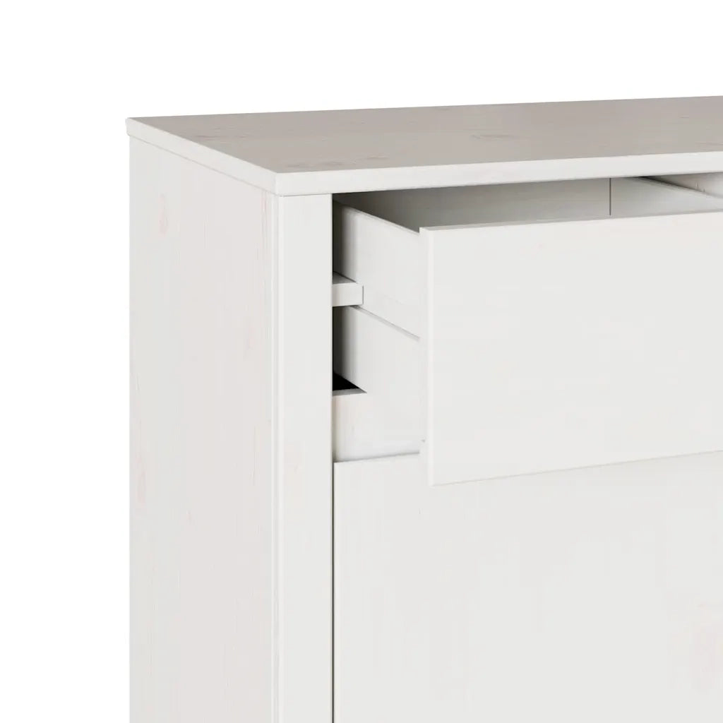 Credenza | Madia | Buffet da pranzo | Armadio da pranzo con cassetto Drammen Bianco 79 x 43 x 75.5 cm