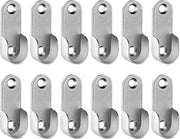 Supporto per attrezzo 12 pezzi - Attrezzo per abbigliamento - Supporto per cassetti - Supporto per contenitore - Supporto per organizzatore - Facile da utilizzare - Argento