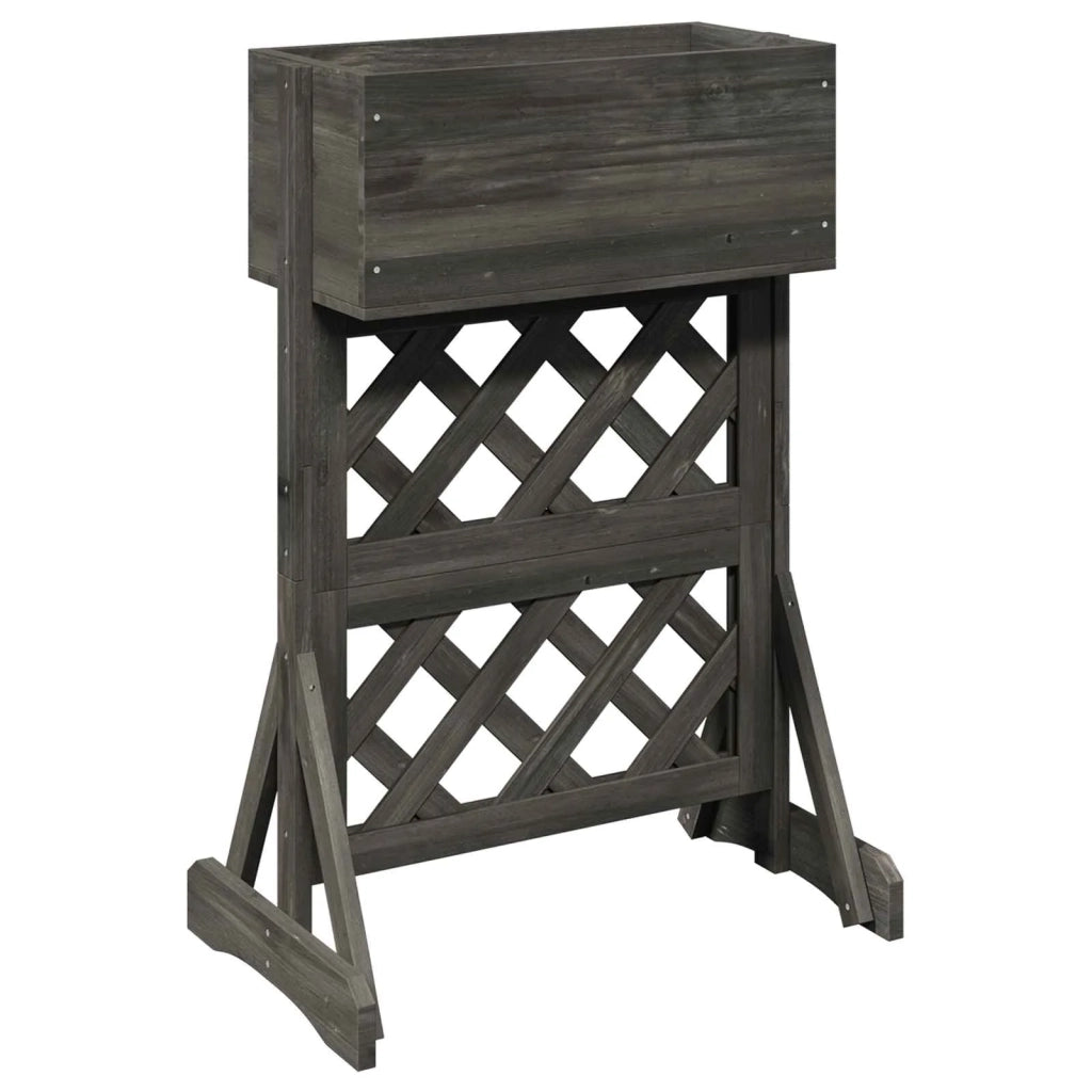 Trellis da Giardino Verticale Grigio 48 x 30 x 70,5 cm CFW6471505